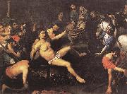 VALENTIN DE BOULOGNE Martyrdom of St Lawrence et oil painting